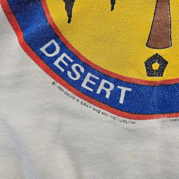 Vtg Operation Desert Shield Sweatshirt Size Large United In the Pursuit Of Peace - Picture 3 of 12